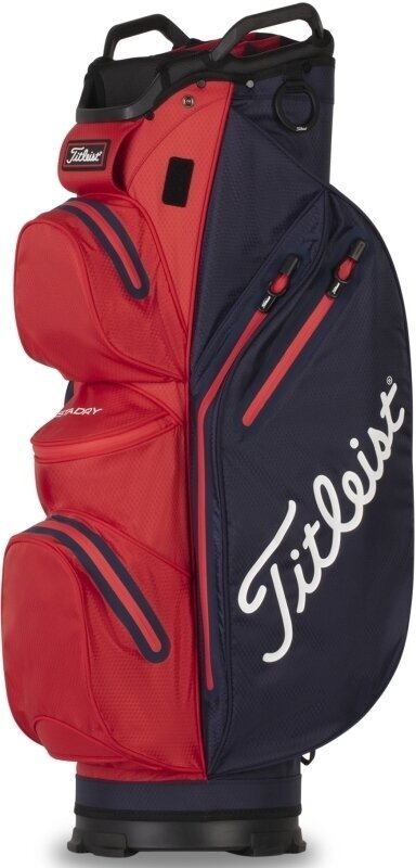 Golf torba Cart Bag Titleist Cart 14 StaDry Navy/Red Golf torba Cart Bag