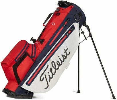 Golfbag Titleist Players 4+ StaDry Red/White/Navy Golfbag - 1