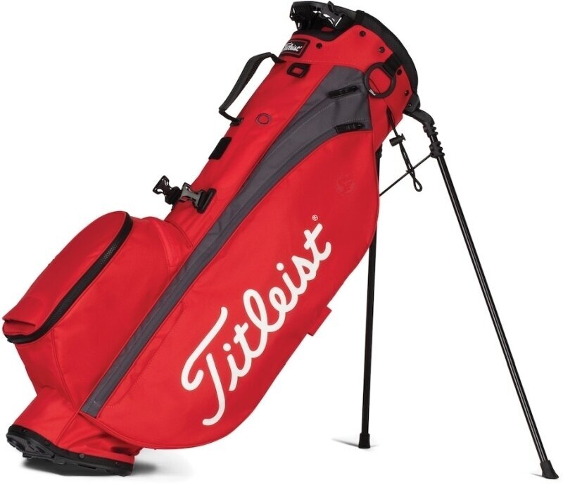 Чантa за голф Titleist Players 4 Red/Graphite Чантa за голф