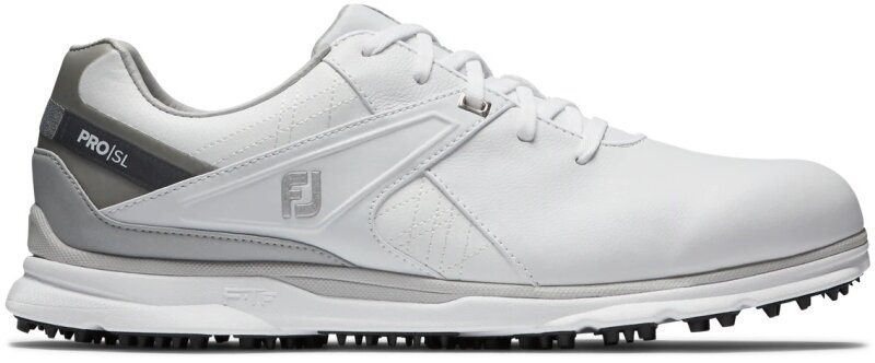 Férfi golfcipők Footjoy Pro SL White/Grey 42