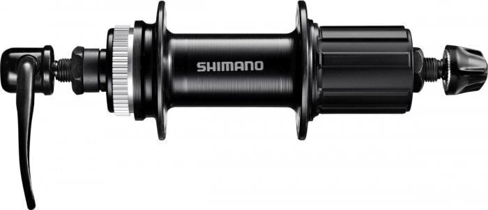Shimano Tourney FH-TX505-8 Rear Freehub Center Lock Quick Release 8/9/10-Speed 36H Black