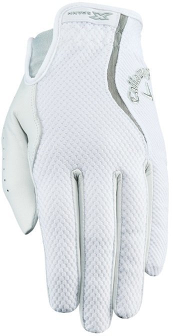 Handschuhe Callaway X-Spann Womens Golf Glove RH White S