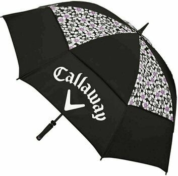 Deštníky Callaway Uptown 60 Dbl Man 18 Blk/Pur 60 - 1