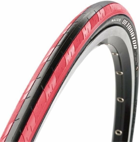 Road bike tyre MAXXIS Detonator 29/28" (622 mm) 23.0 Red Folding Road bike tyre