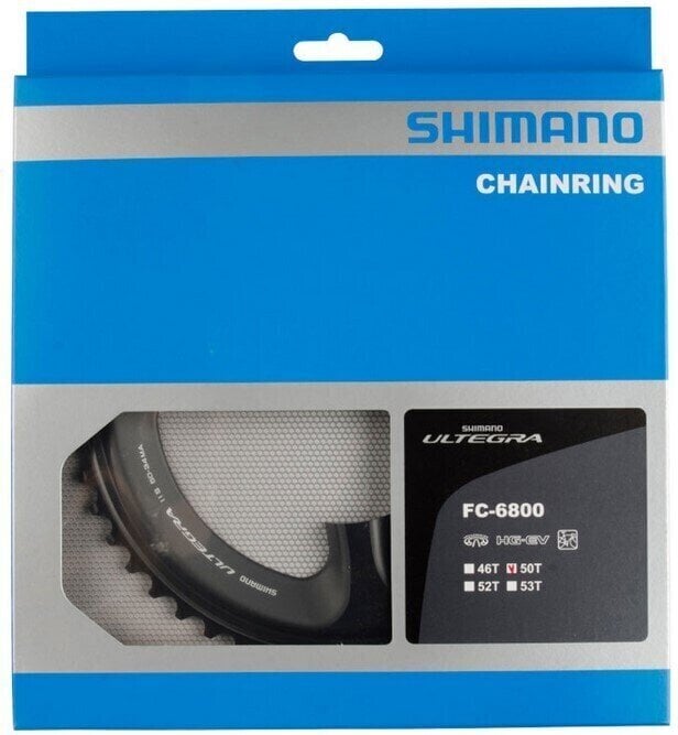 Kettingblad/accessoire Shimano Y1P498060 Chainring Asymmetric-110 BCD 50T