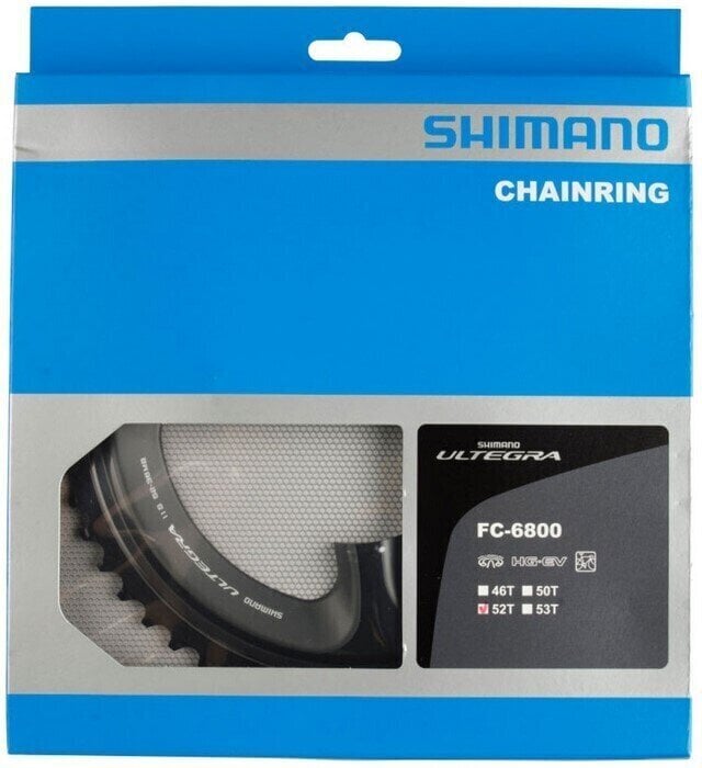 Kettingblad/accessoire Shimano Y1P498070 Chainring Asymmetric-110 BCD 52T