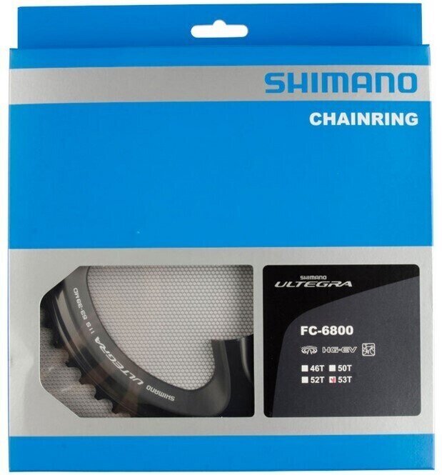 Chainring / Accessories Shimano Y1P498080 Chainring Asymmetric-110 BCD 53T