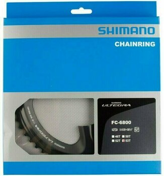 Ketjupyörä / tarvikkeet Shimano Y1P498080 Chainring Asymmetric-110 BCD 53T - 1