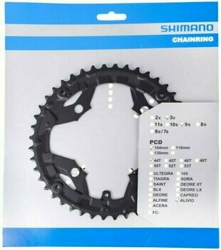 Kerékpár lánckerék / Alkatrész Shimano Y1PM98130 Lánckerék 104 BCD 44T 1.0 - 1