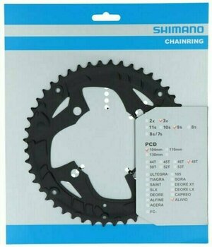Зъбни колело / Аксесоари за курбел Shimano Y1PM98170 Зъбни колело 104 BCD 48T 1.0 - 1