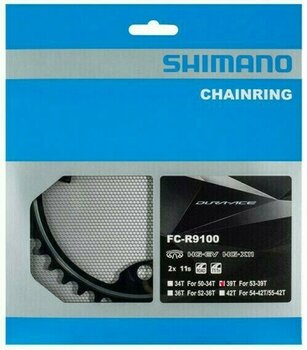 Kettingblad/accessoire Shimano Y1VP39000 Chainring 110 BCD-Asymmetric 39T 1.0 - 1