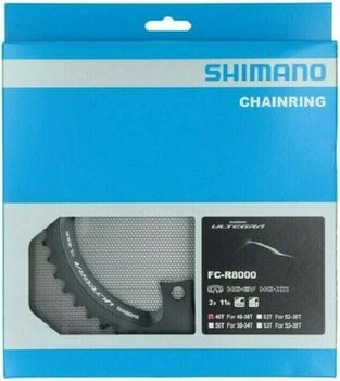 Kerékpár lánckerék / Alkatrész Shimano Y1W839000 Lánckerék 110 BCD-Aszimmetrikus 39T 1.0 - 1
