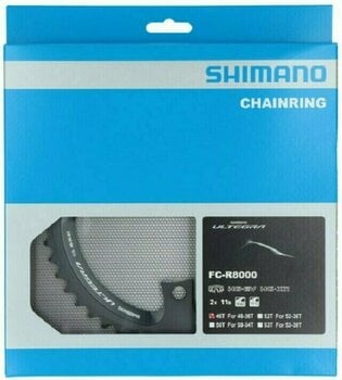 Ketjupyörä / tarvikkeet Shimano Y1W898010 Chainring 110 BCD-Asymmetric 46T 1.0 - 1