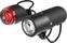 Fietslamp Knog Plugger Black Front 350 lm / Rear 10 lm Fietslamp