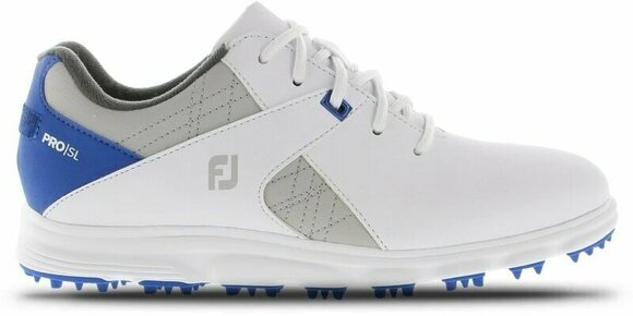 Junior Golfschuhe Footjoy Juniors White/Blue 32,5 - 1