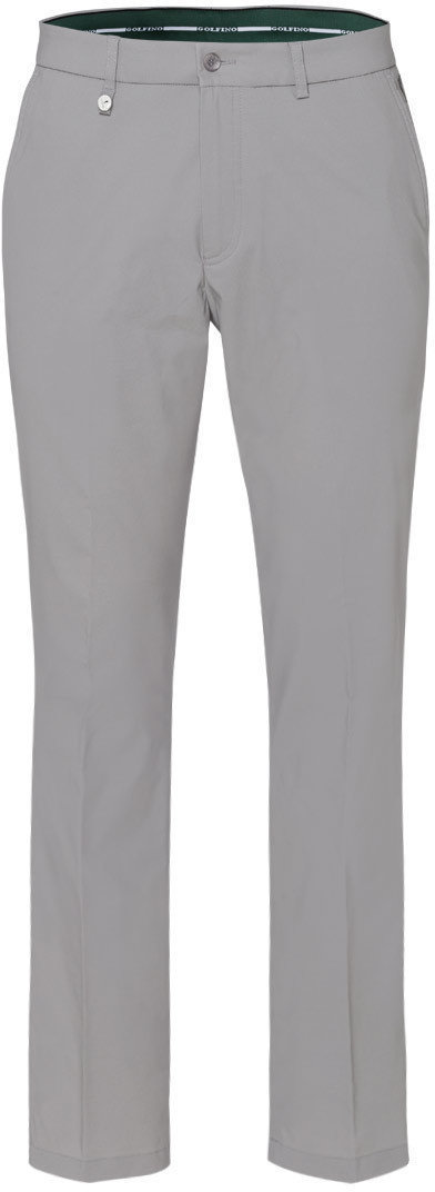 Trousers Golfino Techno Stretch Silver Grey Light 46