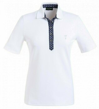 Polo Shirt Golfino Dry Comfort Piqué Womens Polo Shirt Optic White 34 - 1