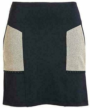 Skirt / Dress Golfino Dry Comfort Womens Skort With Rhinestones Application Navy 38 - 1