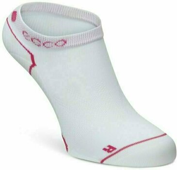 Calcetines Ecco Tour Lite No Show Sock White/Candy 44-47 - 1
