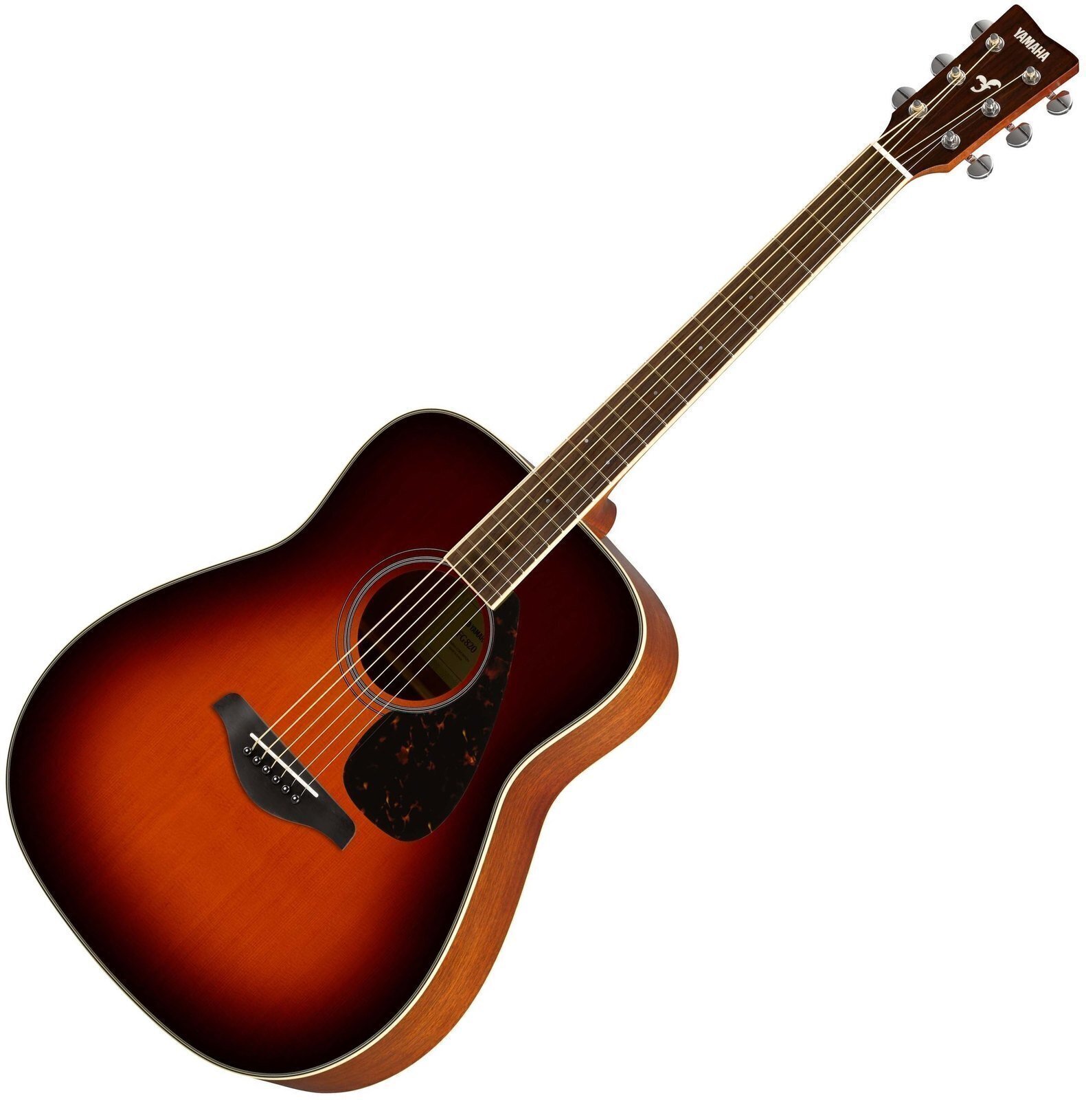 Akusztikus gitár Yamaha FG820BSBII Brown Sunburst