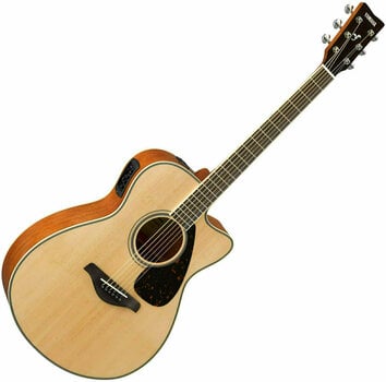 Jumbo elektro-akoestische gitaar Yamaha FSX820CNTII Natural - 1