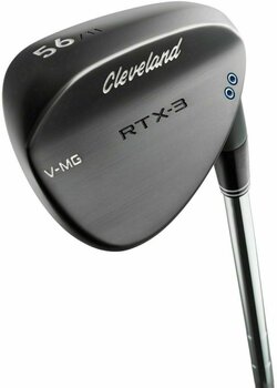 Taco de golfe - Wedge Cleveland RTX-3 Right Hand Black Satin Wedge 58LB - 1