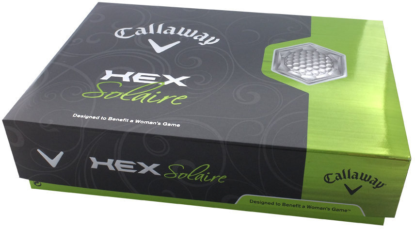 Golfbal Callaway Hex Solaire White 12B