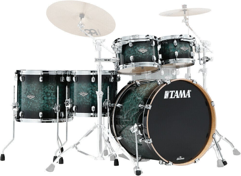 Akoestisch drumstel Tama MBS52RZS Starclassic Performer Molten Steel Blue Burst