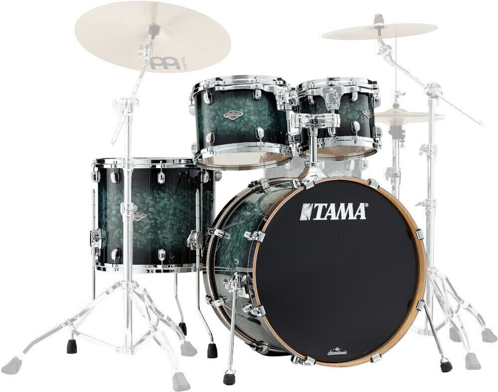Akoestisch drumstel Tama MBS42S Starclassic Performer Molten Steel Blue Burst