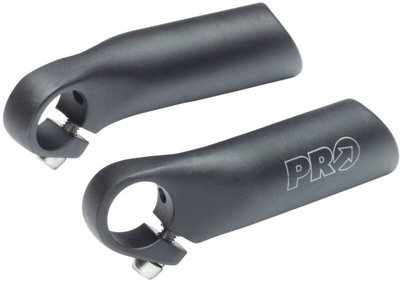 Bar Ends / Clip-on Bars PRO Alloy Anatomic Barends Black Bar Ends / Clip-on Bars