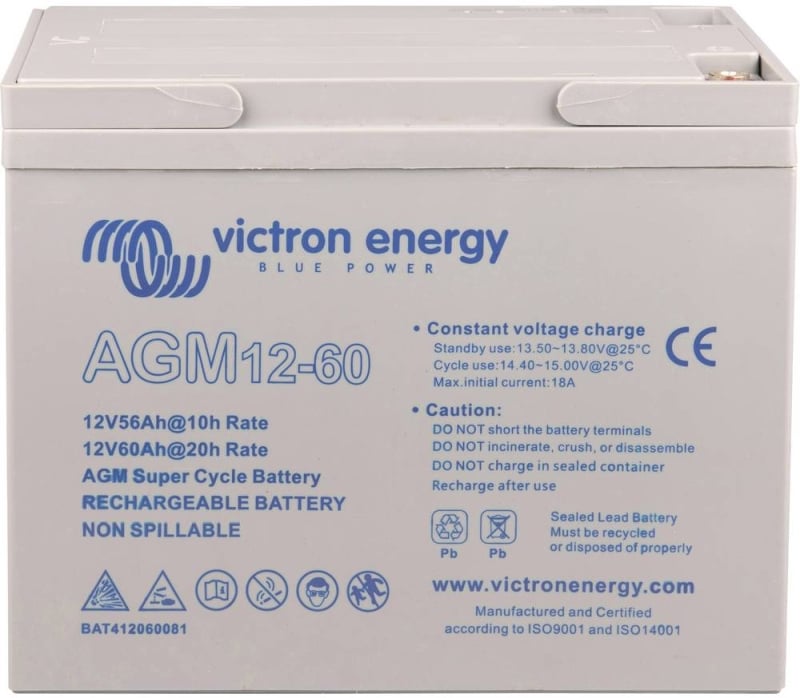 Batterie Gel Deep cycle GEL12-60 VICTRON