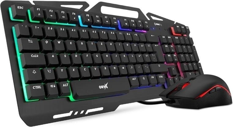 Computer Keyboard Niceboy ORYX Gamer Set 200