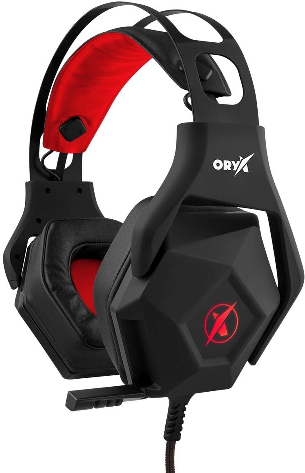 слушалки за компютър Niceboy ORYX X400 Черeн-Червен слушалки за компютър