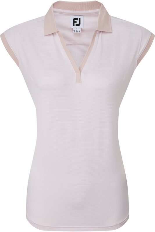 Облекло > Ризи за поло Footjoy Stretch Pique Solid Womens Polo Shirt Blush Pink M