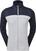 Hættetrøje/Sweater Footjoy Full-Zip Curved Clr Block Midlayer Grey/Navy/White M