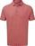 Camiseta polo Footjoy Smooth Pique Weather Print Cape Red L