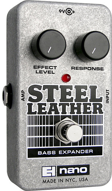 Pedal de efeitos para baixo Electro Harmonix Steel Leather