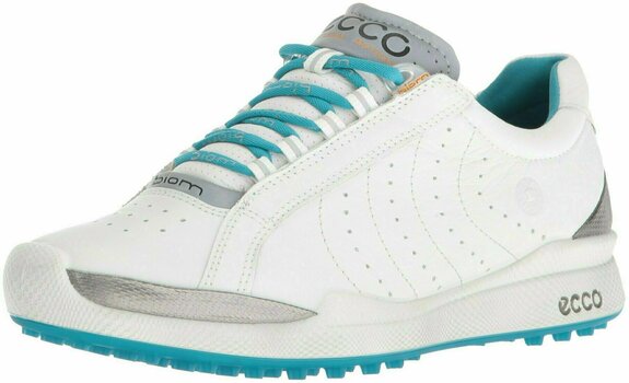 Γυναικείο Παπούτσι για Γκολφ Ecco Biom Hybrid Womens Golf Shoes White/Capri Breeze 37 - 1