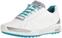 Calçado de golfe para mulher Ecco Biom Hybrid Womens Golf Shoes White/Capri Breeze 37