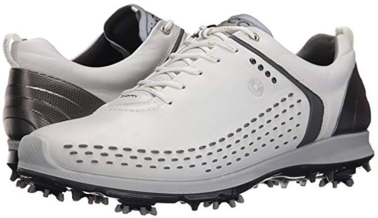 Pantofi de golf pentru bărbați Ecco Biom G2 Mens Golf Shoes White/Dark Shadow 41