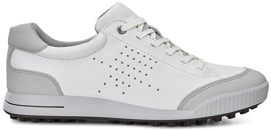 Calzado de golf para hombres Ecco Street Retro 2.0 Mens Golf Shoes White/Concrete 45