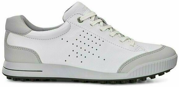 Férfi golfcipők Ecco Street Retro 2.0 Férfi Golf Cipők White/Concrete 45 - 1