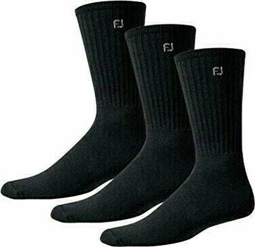 Socken Footjoy Comfortsof Crew Black - 1