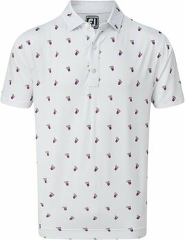 Footjoy Lisle Cocktail Print Mens Polo 