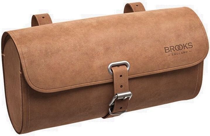 Bolsa de bicicleta Brooks Challenge Saddle Bag Dark Tan 1,2 L