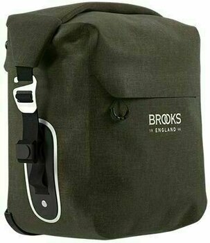 Cyklistická taška Brooks  Scape Pannier Small Mud Green 10 - 13 L - 1