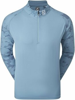 Hoodie/Sweater Footjoy Camo Floral Half Zip Midlayer Storm Blue M - 1