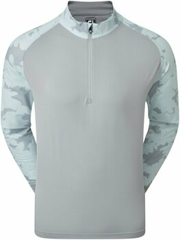 Hoodie/Sweater Footjoy Camo Floral Half Zip Midlayer Grey L - 1