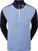 Pulóver Footjoy Heather Clr Block Chill-Out Navy/Heather Lagoon L