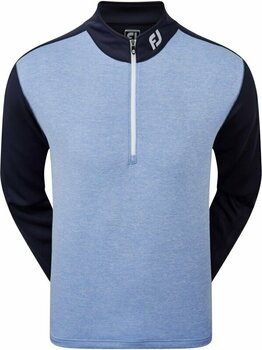 Hoodie/Sweater Footjoy Heather Clr Block Chill-Out Navy/Heather Lagoon M - 1